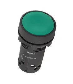 Push Button 1NO Green