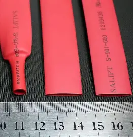 [HST600RD12] SHRINK BUSBAR TUBE 12MM RED 600V