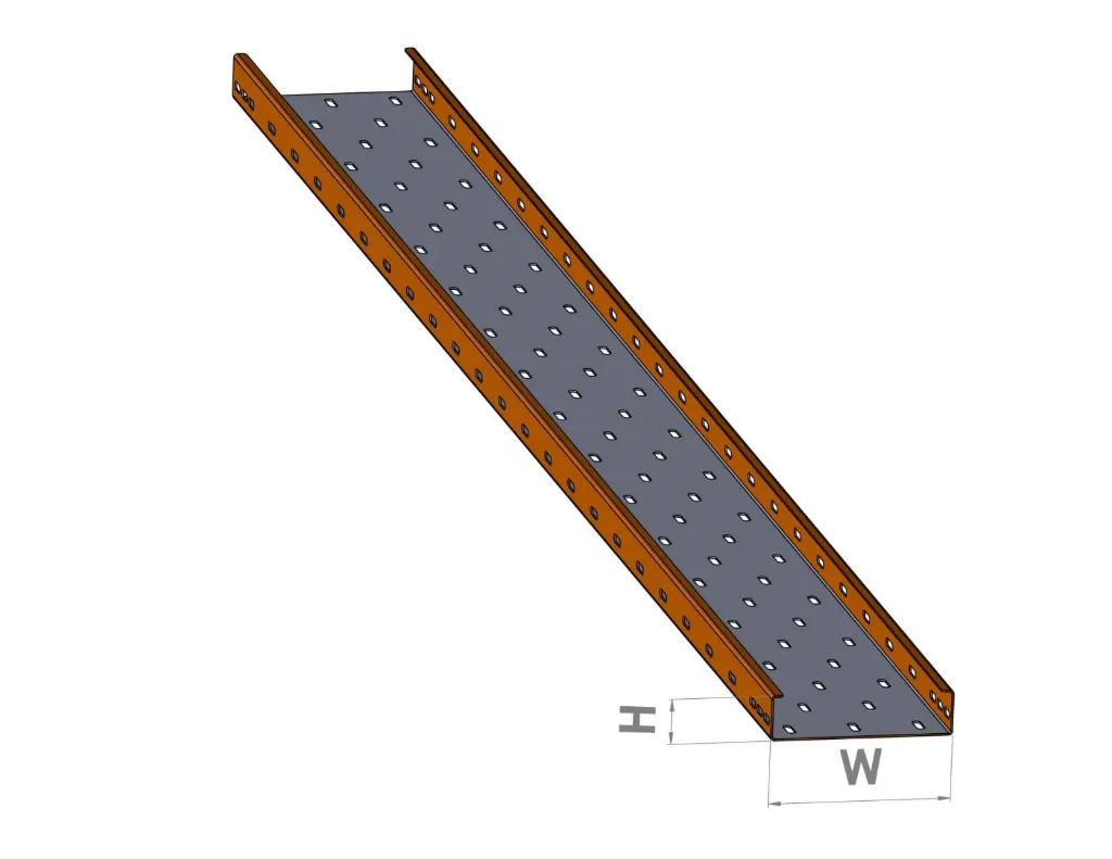 [710100506] Cable Tray W10*H5cm 0.6mm