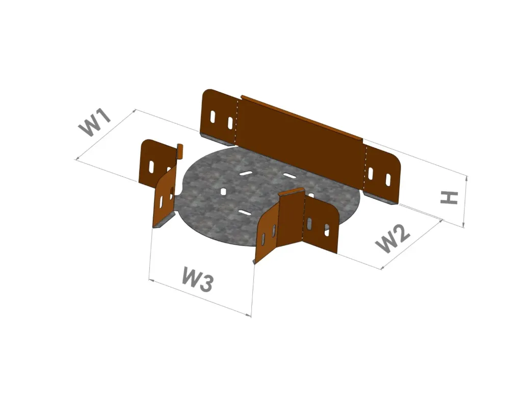 T shape W20cm*H10cm 1mm