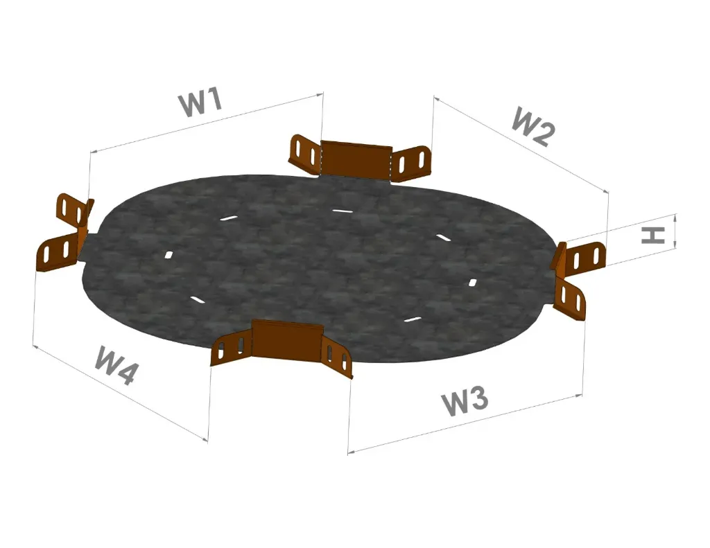 X shape W50cm*H10cm