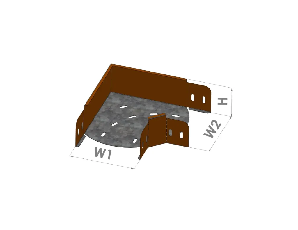 L Shape W10cm*H10cm 1.5mm
