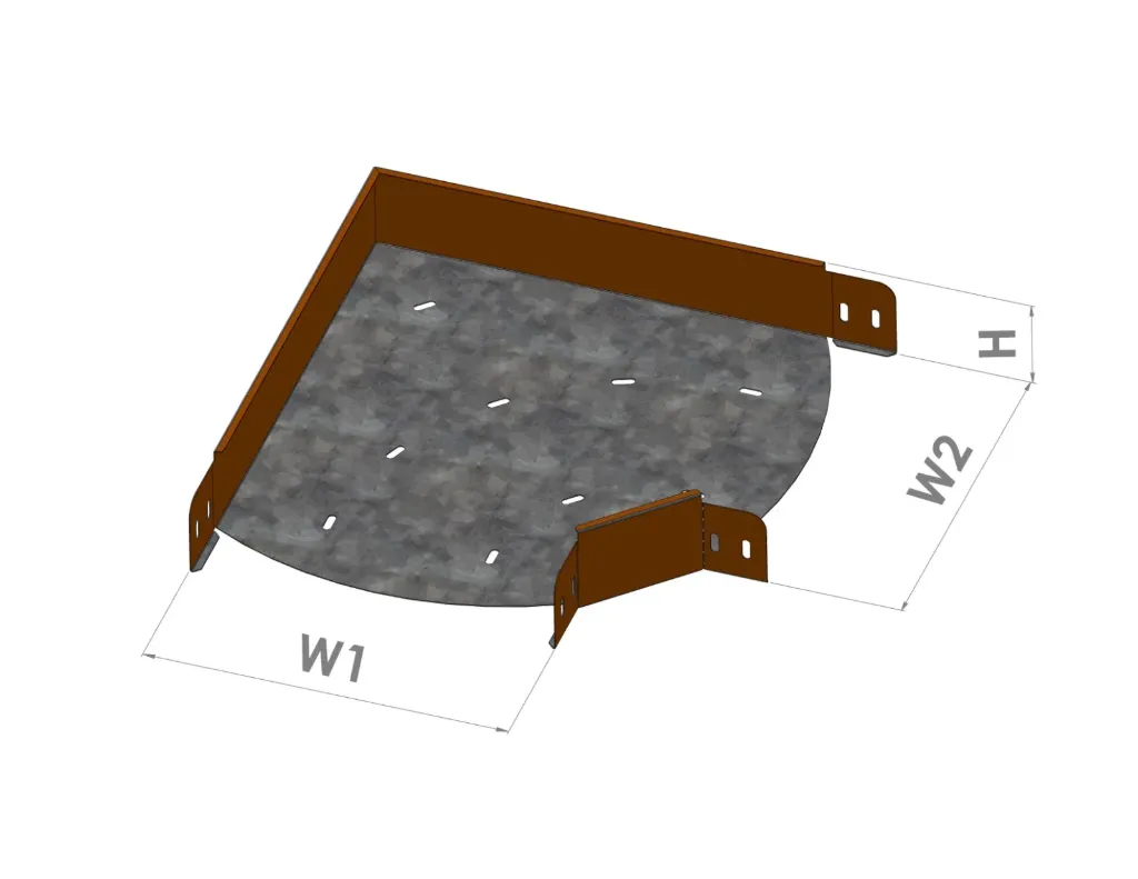 L Shape W40cm*H10cm 1mm