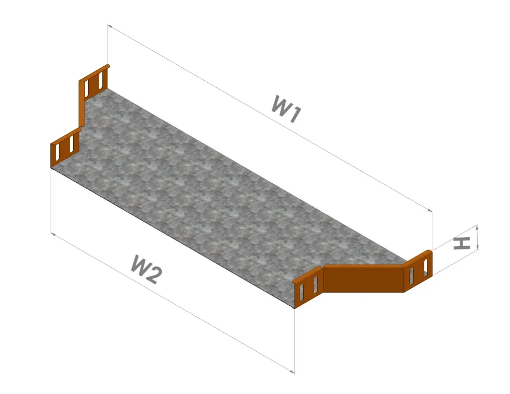 Reduser w50*w30cm H5cm 1.50mm