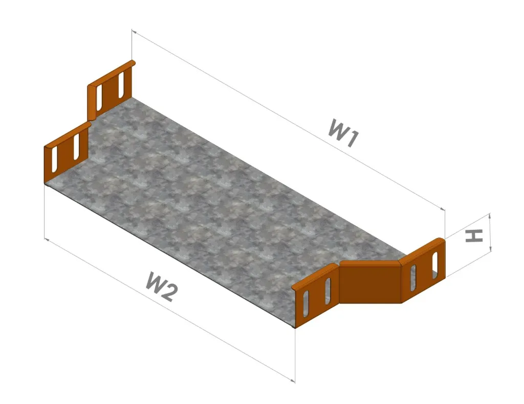 Reduser w30*w20cm H5cm 1.2mm