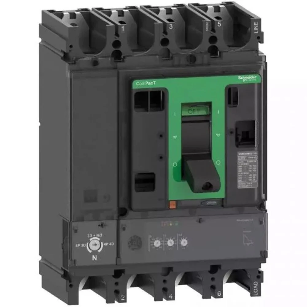 MCCB 4P 400A 36KA