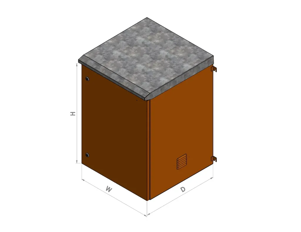 Rack Wall mounted Outdoor W60*D50 (8Unit)
