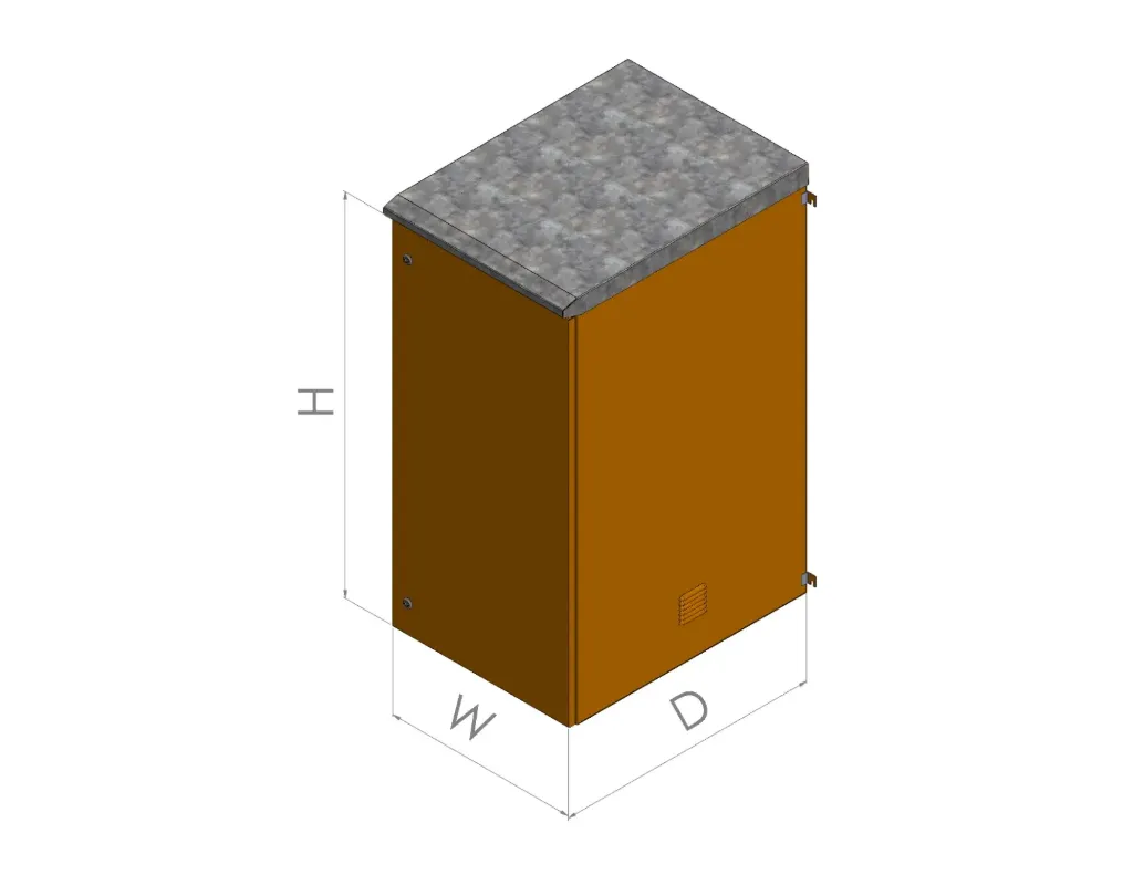 Rack Wall mounted Outdoor W60*D70 (21Unit)