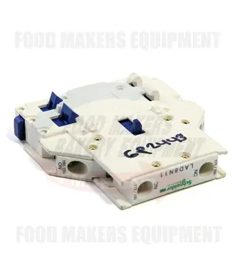 Auxilary contact side mounting white 
